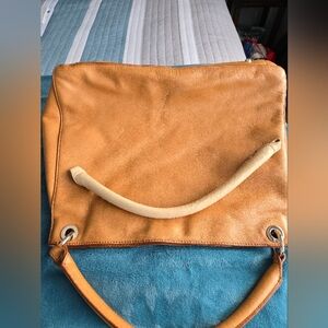 Mark and Graham Build Your Bag- Leather Shoulder Bag w/2 Straps (Camel)